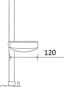 Мыльница Orange SOAP DISH-B Черная-2