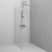 Душевая перегородка AM.PM X-Joy 110 W94WI-110-F1-MTE профиль Хром матовый стекло прозрачное-4