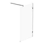 Душевая перегородка AM.PM X-Joy 110 W94WI-110-F1-BTE профиль Черный матовый стекло прозрачное