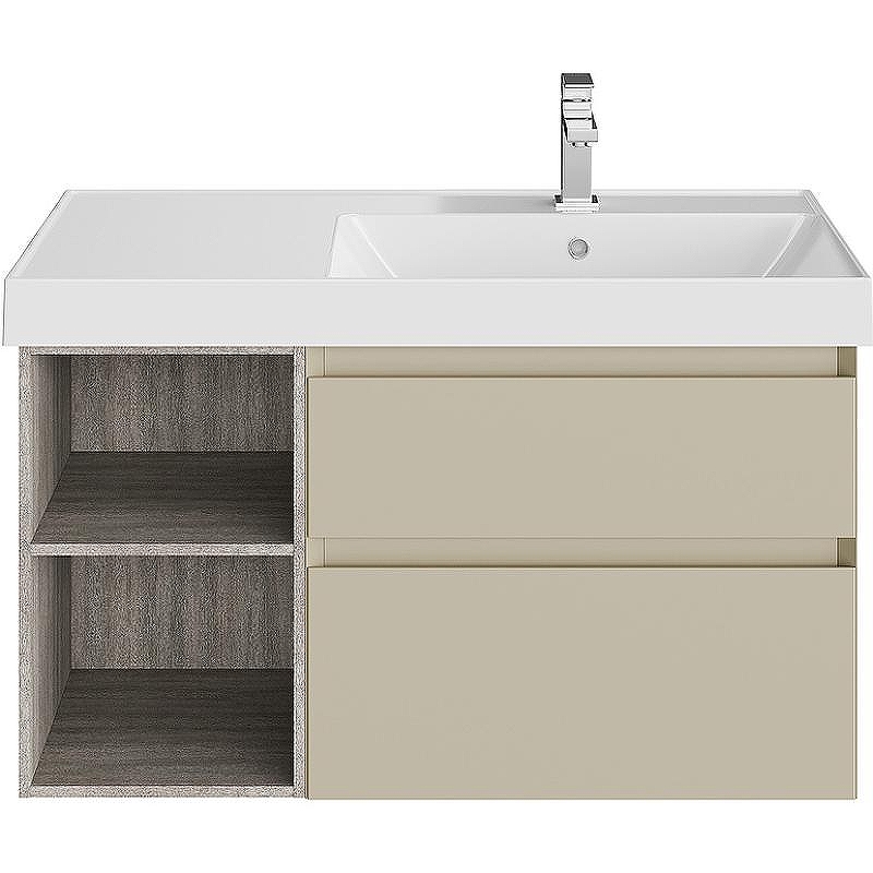 Тумба под раковину Kerama Marazzi Cubo 90 R CUB.90Rh\LIM подвесная 