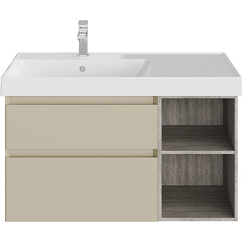 Тумба под раковину Kerama Marazzi Cubo 90 L CUB.90Lh\LIM подвесная 