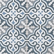 Керамогранит Etili Seramik BRIANNA Marina Pre-cut Синий Матовый 45x45 см