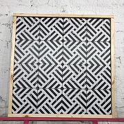 Керамогранит Etili Seramik APOLLON Charcoal Black Pre-cut Черный Матовый 45x45 см-2