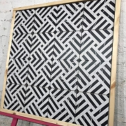 Керамогранит Etili Seramik APOLLON Charcoal Black Pre-cut Черный Матовый 45x45 см-3