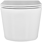 Комплект унитаза с инсталляцией Aquatek Set Aquatek Оберон KDI18 с сиденьем Микролифт и клавишей смыва Хром глянцевый-2