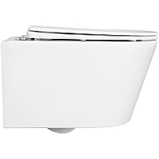 Комплект унитаза с инсталляцией Aquatek Set Aquatek Оберон KDI18 с сиденьем Микролифт и клавишей смыва Хром глянцевый-3