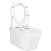 Комплект унитаза с инсталляцией Aquatek Set Aquatek Оберон KDI18 с сиденьем Микролифт и клавишей смыва Хром глянцевый-4