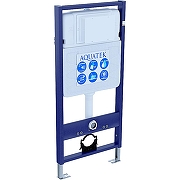 Комплект унитаза с инсталляцией Aquatek Set Aquatek Оберон KDI18 с сиденьем Микролифт и клавишей смыва Хром глянцевый-7