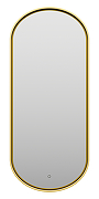 Зеркало Brevita Сатурн 50 SAT-Dro1-050-gold с подсветкой Золото матовое с сенсорным выключателем-1