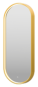 Зеркало Brevita Сатурн 50 SAT-Dro1-050-gold с подсветкой Золото матовое с сенсорным выключателем-3
