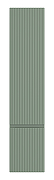 Шкаф пенал Brevita Виктори 35 L VIC-05035-080L Зеленый матовый-1