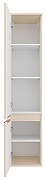 Шкаф пенал Brevita Энфида 35 L ENF-05035-030L Бежевый матовый-5