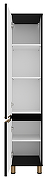 Шкаф пенал Brevita Энфида 35 L ENF-05035-020L Черный матовый-2