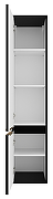 Шкаф пенал Brevita Энфида 35 L ENF-05035-020L Черный матовый-5