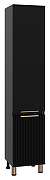 Шкаф пенал Brevita Энфида 35 R ENF-05035-020P Черный матовый