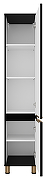 Шкаф пенал Brevita Энфида 35 R ENF-05035-020P Черный матовый-2