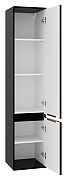 Шкаф пенал Brevita Энфида 35 R ENF-05035-020P Черный матовый-7