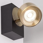 Накладной светильник Arlight Plurio 040449 цвет плафона/подвески Латунь, цвет арматуры Черный