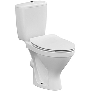 Унитаз-компакт Cersanit Melar 031 3/6 DPL EO Slim 64234 с бачком и сиденьем Микролифт