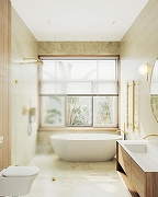 Душевая перегородка Maybah Glass MGD-270-3 990x1950 коннектор стена-стекло Золото стекло сатиновое-2