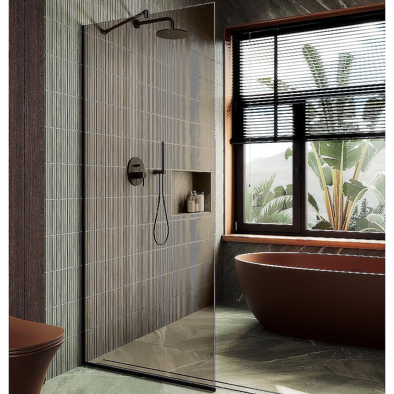 Душевая перегородка Maybah Glass MGD-691-6у 890x1950 в узком профиле 