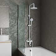 Душевая система D&K Bayern Furth DA1523708B18 Белая матовая-2