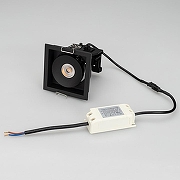 Встраиваемый светильник Arlight CL-SIMPLE-S80x80-9W Day4000 (BK, 45 deg) 026875 цвет плафона/подвески Черный, цвет арматуры Черный-4