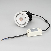 Встраиваемый светильник Arlight CL-SIMPLE-R78-9W Warm3000 (WH, 45 deg) 026868 цвет плафона/подвески Белый, цвет арматуры Белый-2