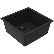 Кухонная мойка Alveus Granital Omni 20 Deep Black G90 BE 450x450x198 1150050 Черная матовая-1