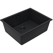 Кухонная мойка Alveus Granital Omni 30 Deep Black G90 BE 550x450x198 1150057 Черная матовая-1