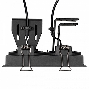 Встраиваемый светильник Arlight CL-SIMPLE-S148x80-2x9W Day4000 (BK, 45 deg) 026877 цвет плафона/подвески Черный, цвет арматуры Черный-3