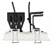 Встраиваемый светильник Arlight CL-SIMPLE-S148x80-2x9W Day4000 (WH, 45 deg) 028150 цвет плафона/подвески Белый, цвет арматуры Белый-4