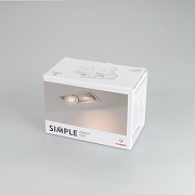 Встраиваемый светильник Arlight CL-SIMPLE-S148x80-2x9W Warm3000 (WH, 45 deg) 026876 цвет плафона/подвески Белый, цвет арматуры Белый-6