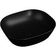 Раковина накладная Vitra Plural 45 7810B483-0016 Черная матовая