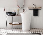 Раковина накладная Vitra Plural 45 7810B483-0016 Черная матовая-3