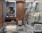 Керамогранит Primavera Jakarta Blue Punch-Carving PC208 60x120 см-1