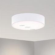 Накладной светильник Arlight SP-TOR-P1LL-R600-50W Day4000 (WH, 120 deg) 022130(1) цвет плафона/подвески Белый, цвет арматуры Белый-1