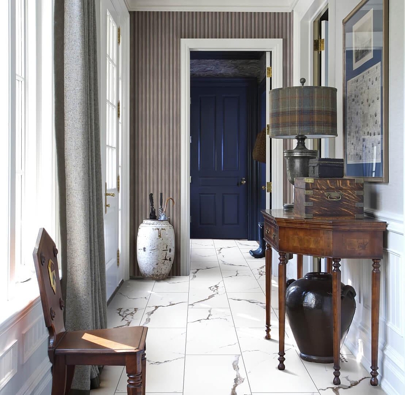 Виниловый ламинат Royce Qvadro Q1958 Мрамор Кимберли 