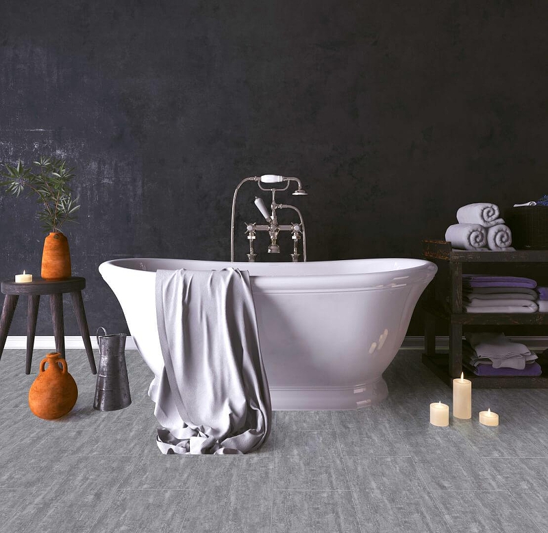 Виниловый ламинат Royce Qvadro Q1955 Бетон Бенан 