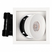 Встраиваемый светильник Arlight CL-SIMPLE-S80x80-9W Day4000 (WH, 45 deg) 028148 цвет плафона/подвески Белый, цвет арматуры Белый-1