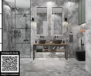 Керамогранит Primavera Vivia Cemento Carving CR229 60x120 см-1