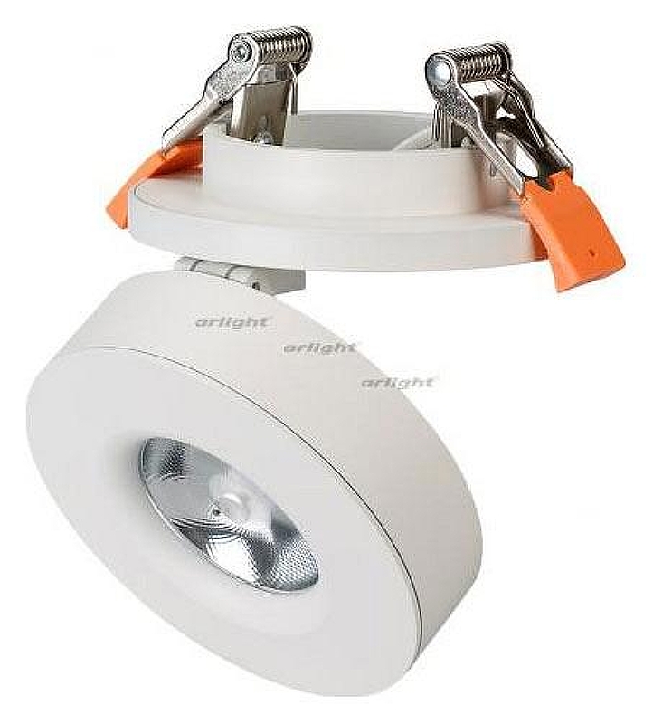 Встраиваемый светильник Arlight LGD-MONA-BU1LT-R100-12W Warm3000 (WH, 24 deg) 025450 
