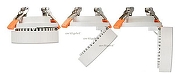 Встраиваемый светильник Arlight LGD-MONA-BU1LT-R100-12W Warm3000 (WH, 24 deg) 025450 цвет плафона/подвески Белый, цвет арматуры Белый-2