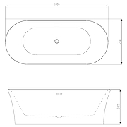 Акриловая ванна Azario Engels 170х75 ENG17075 без гидромассажа-6