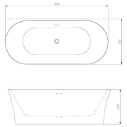 Акриловая ванна Azario Engels 180х75 ENG18075 без гидромассажа-6