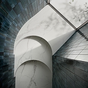 Керамогранит Marazzi Ragno Look 00R8FR36 Синий глазурованный глянцевый 6x24 см-16