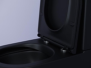 Унитаз-компакт Ceramicanova Metropol Rimless CN4001MB Черный матовый с бачком и сиденьем Микролифт-7
