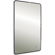 Зеркало Silver Mirrors Incanto 60 LED-00002538 с подсветкой Черное с бесконтактным выключателем и диммером