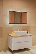 Зеркало Silver Mirrors Incanto 60 LED-00002538 с подсветкой Черное с бесконтактным выключателем и диммером-5