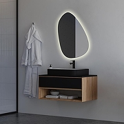 Зеркало Silver Mirrors Molecula-Lite 57 LED-00002801 с подсветкой с бесконтактным выключателем и диммером-2